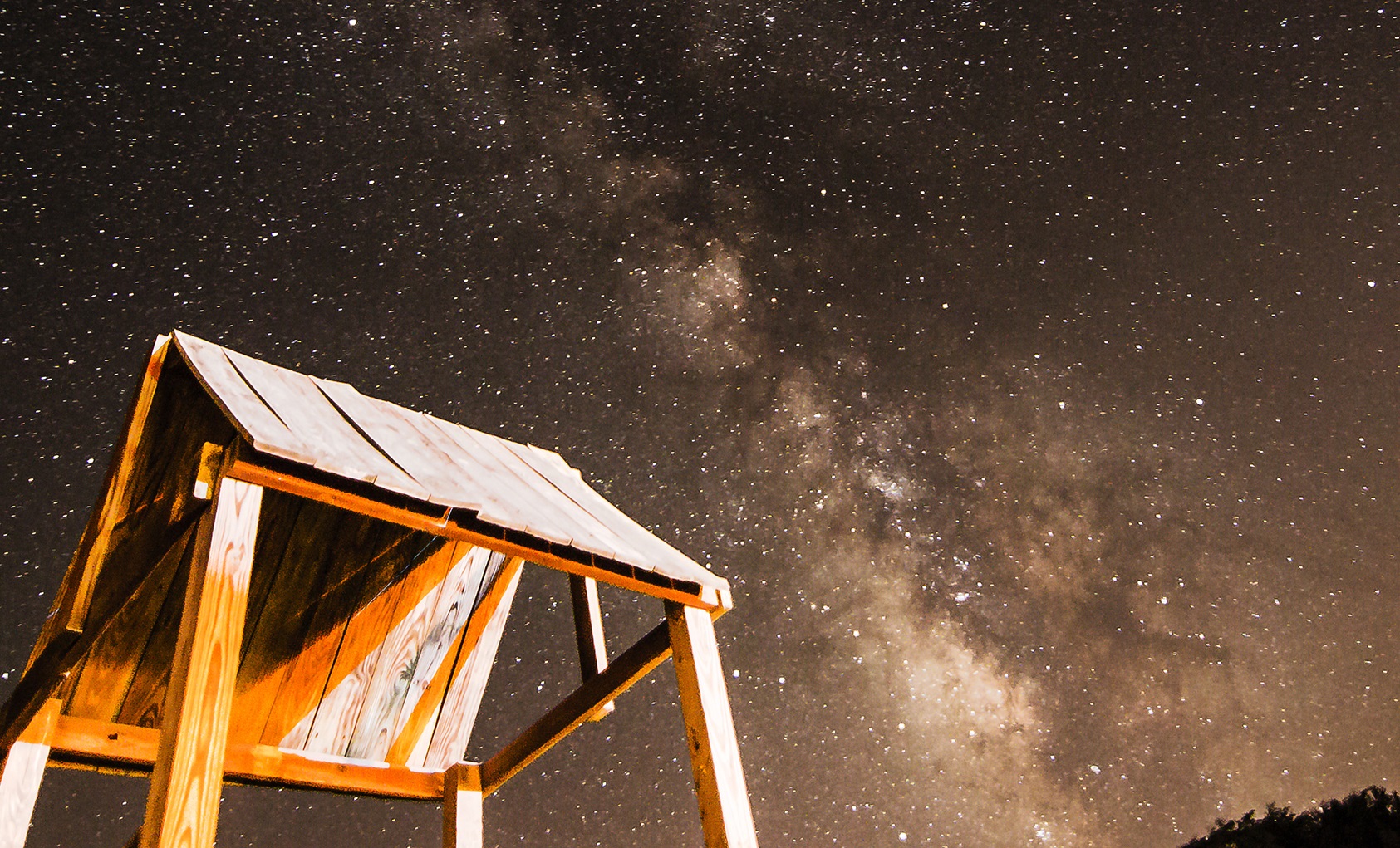The Milky Way shines across the night sky in the outskirts of Lindside, WV. Photo by David Martin of Newport Mt.-Olivet United Methodist Church.