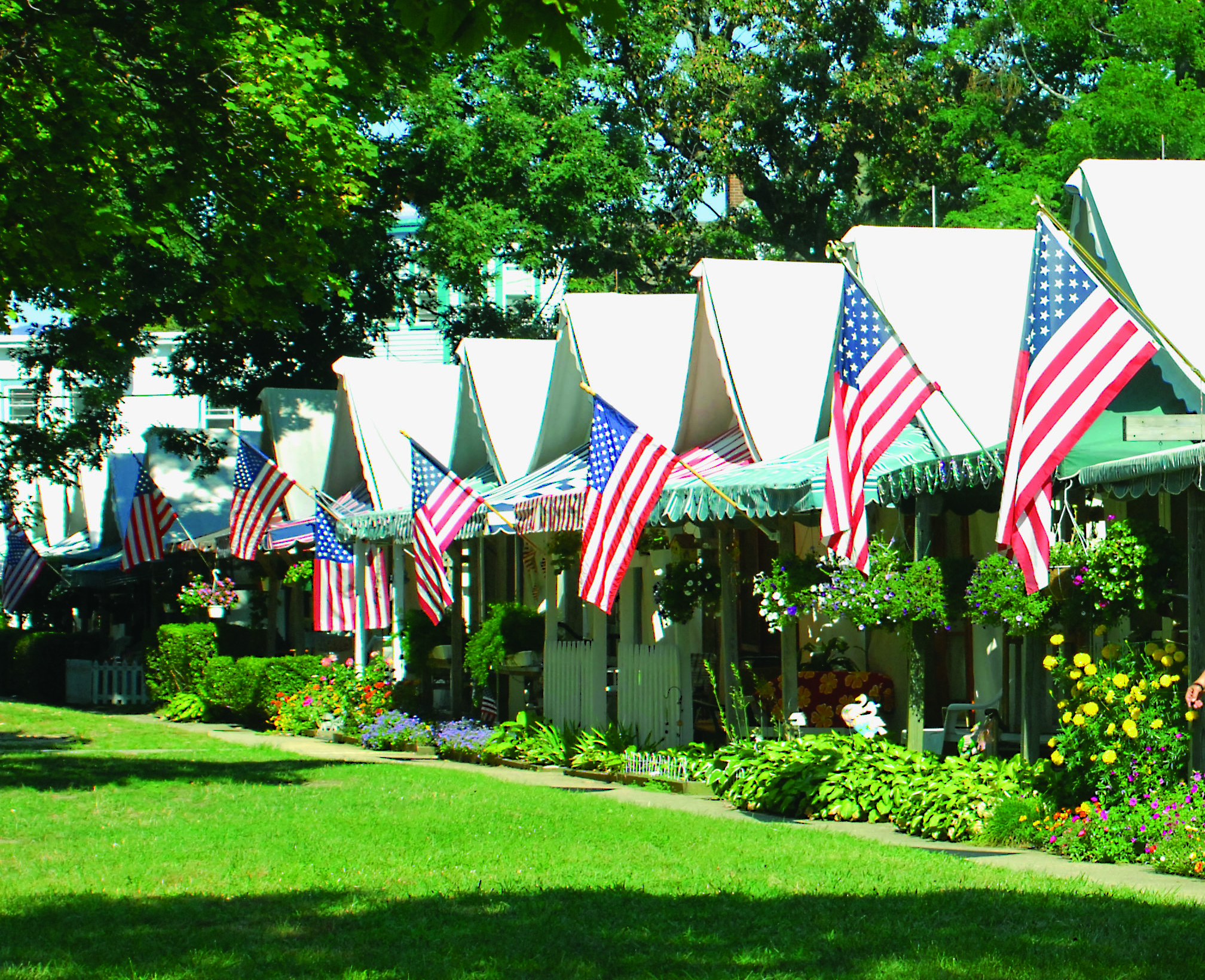 Ocean Grove, NJ once was dotted with 660 tents for Methodist camp meetings as part of the Holiness Movement of the late 19th century. Photo by Tracey James.