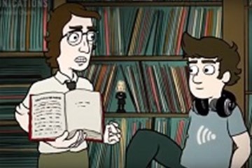 An animated feature has John and Charles talking about singing in church. The Wesleys Take the Web is produced by United Methodist Communications.
