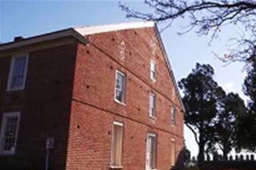 Exterior view of Barratt's Chapel, a United Methodist Heritage Landmark in Delaware.
