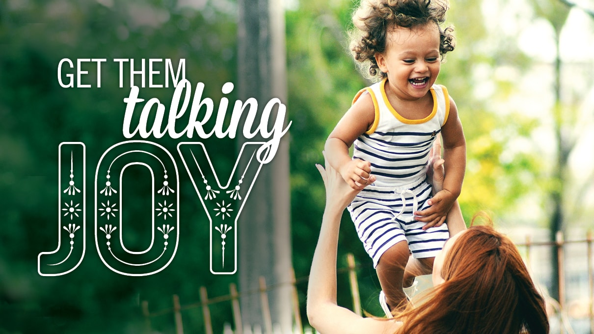 United Methodist resources help families talk about the joy of the Lord. Image by Sara Schork, United Methodist Communications.