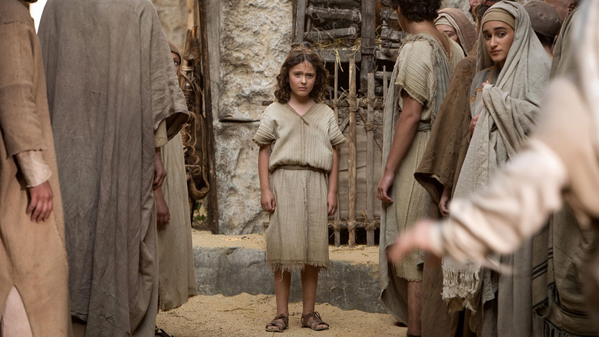 Jesus confronts the Roman centurion Severus in this scene from "The Young Messiah." 2016 Focus Features. All Rights Reserved. Used with permission.