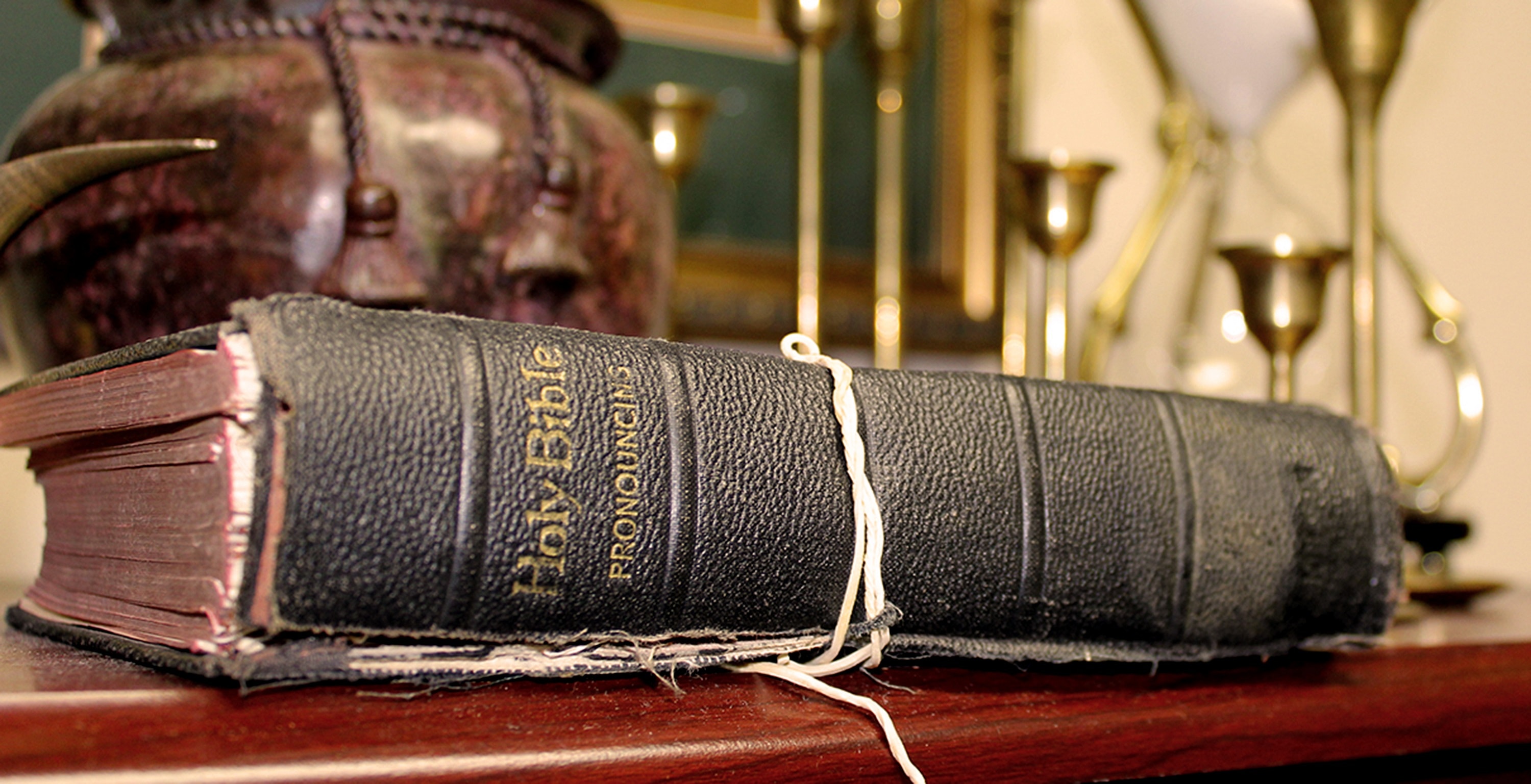  An oath is a guarantee of truthfullness, often sworn on a Bible in legal settings. Photo by Kathryn Price, United Methodist Communications.