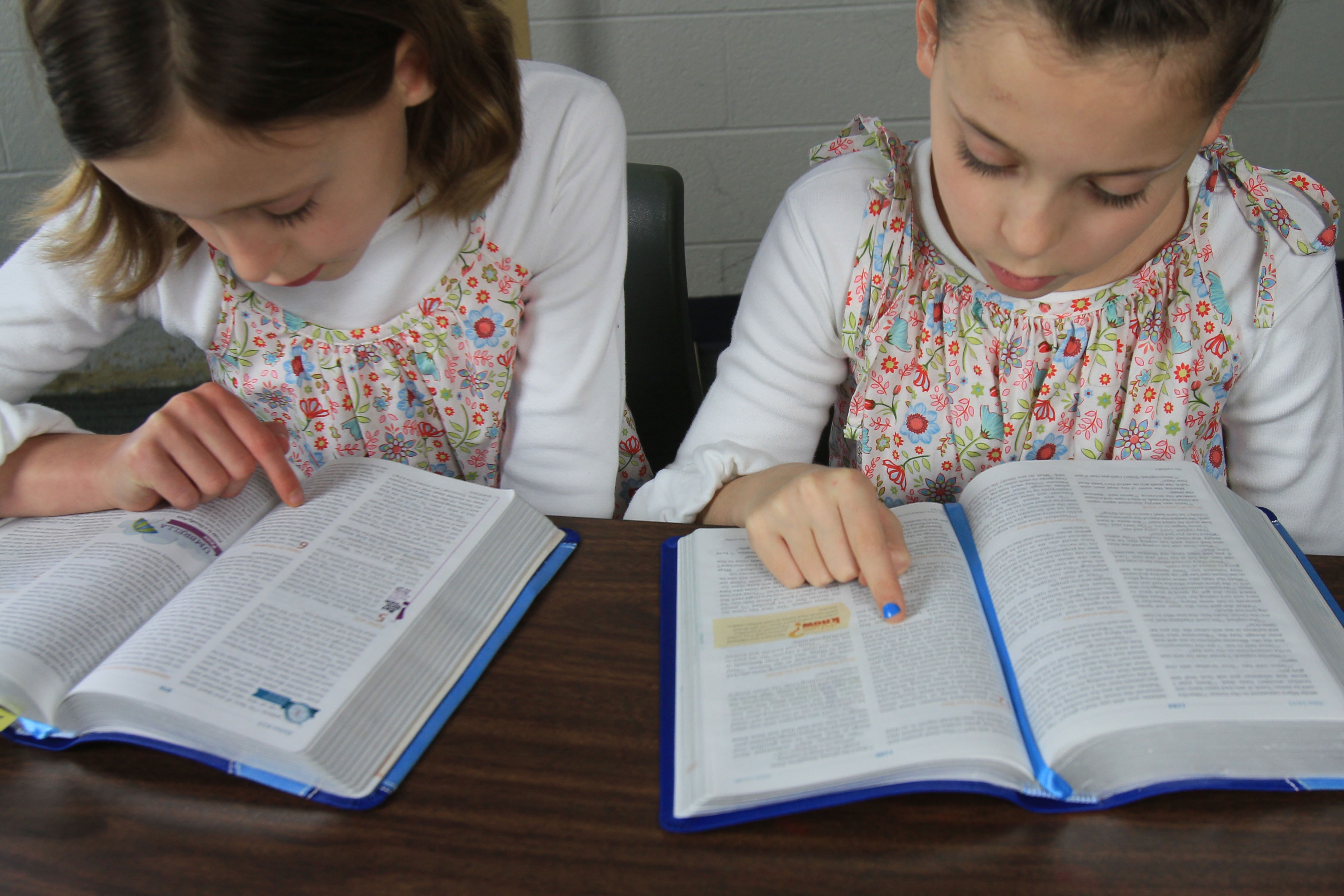 Studying the Bible is important at every age. Photo illustration by Kathleen Barry, United Methodist Communications.