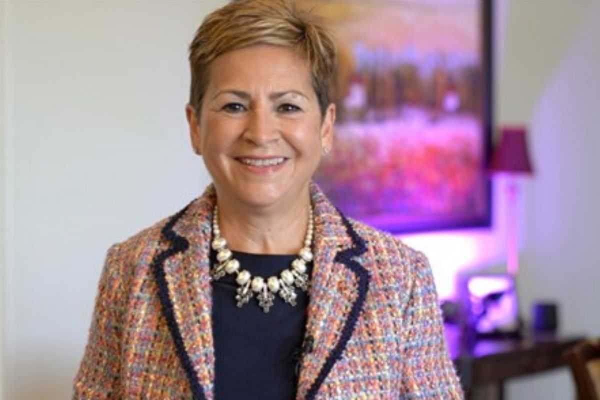 Bishop Cynthia Fierro Harvey addresses the virtual Council of Bishops meeting last Friday after she was installed as new President of the Council of Bishops of The United Methodist Church. (Photo courtesy of Council of Bishops.)
