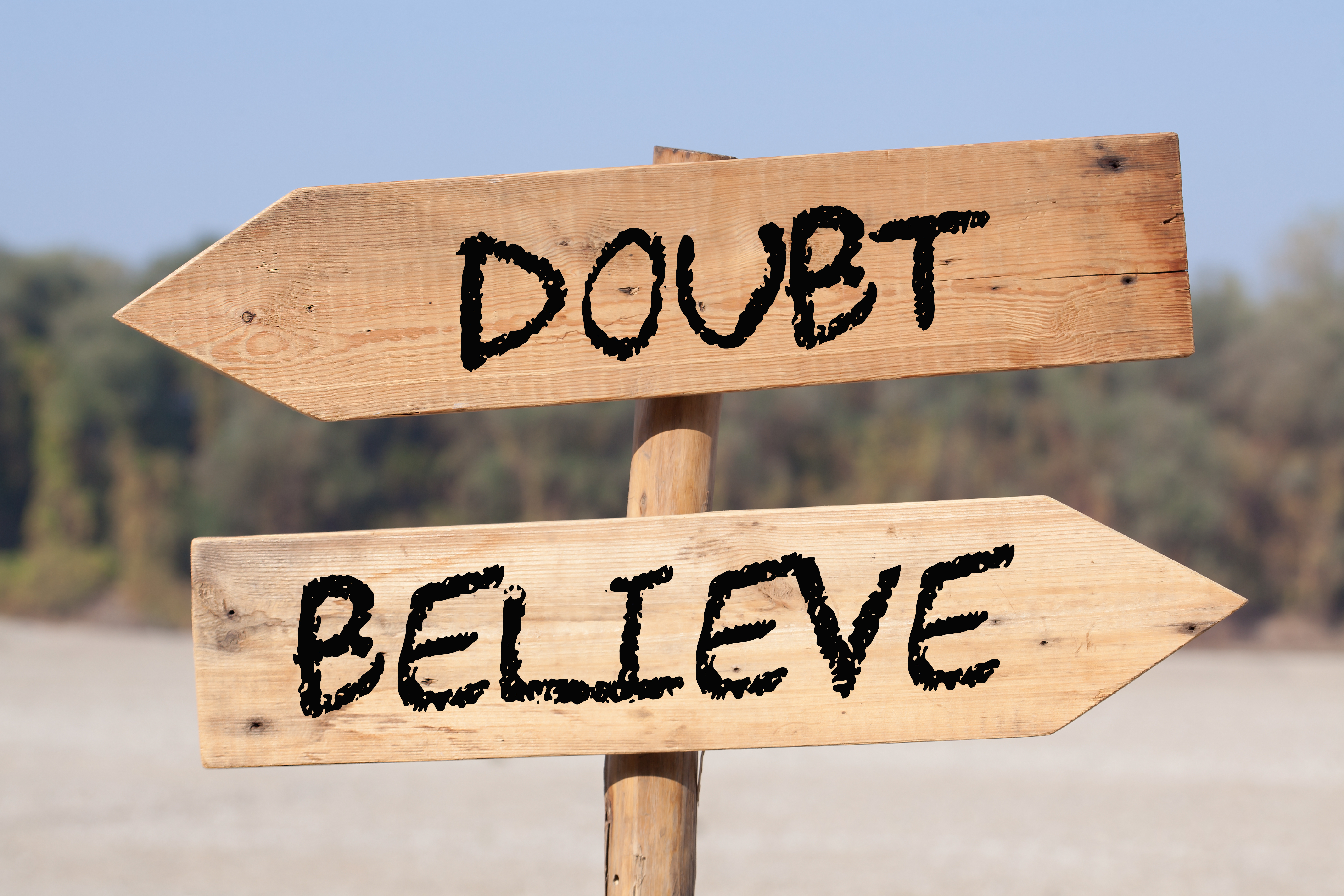 Is doubt the antithesis of belief? Or is it a path towards belief?