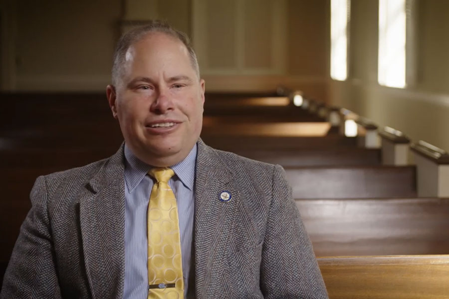 Video still of Tom Santa from North Carolina Conference. #BeUMC