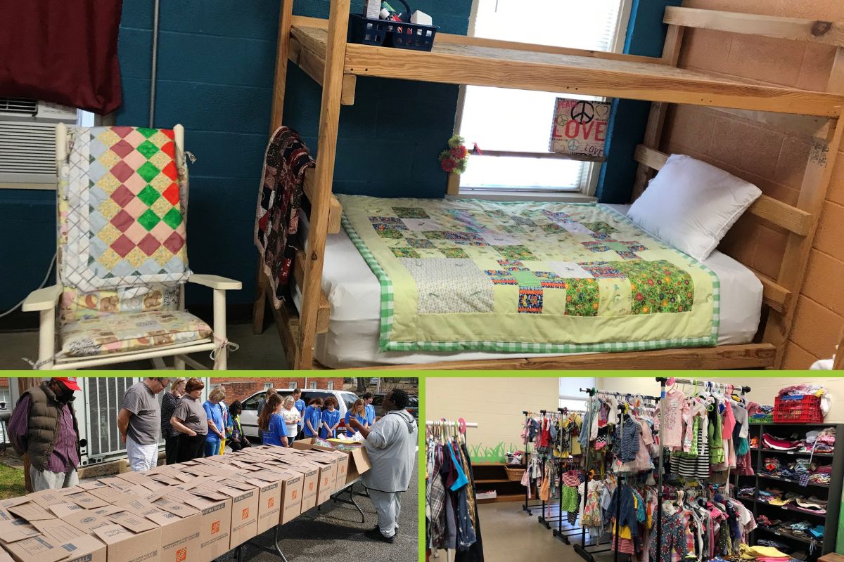 St. Matthew’s United Methodist Church in Memphis, Tennessee, is responding to the needs of their community through emergency housing, food distributions and more. “We are just trying to serve this population that we have a heart for,” says Pastor Kimberlynn Alexander. Photos courtesy of Alexander