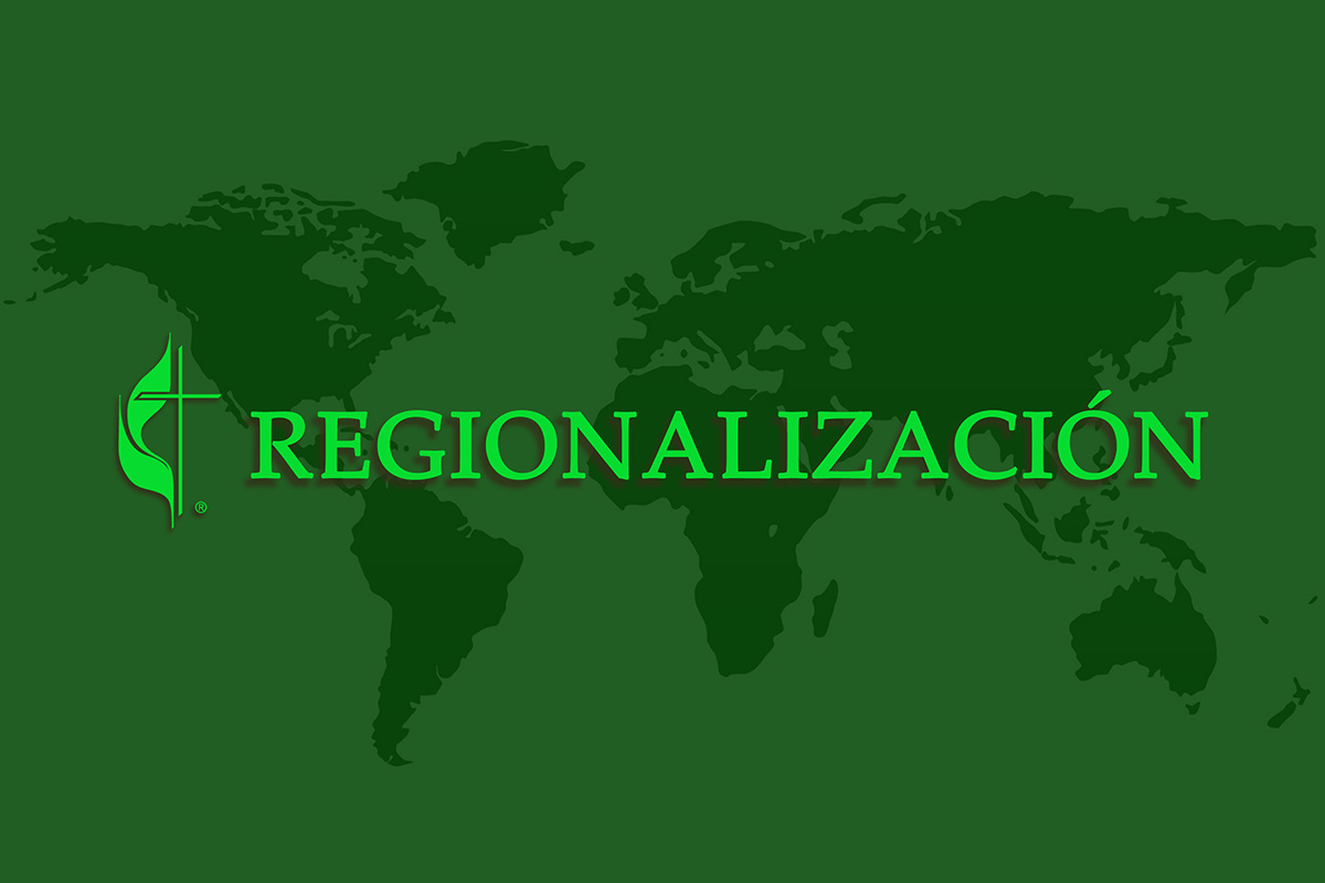 La regionalización es un concepto complicado en torno a la autonomía regional que actualmente se debate en La Iglesia Metodista Unida. La Pregunta Metodista explora las realidades y las implicaciones en una serie especial. Mapa cortesía de Pixabay; gráfico de Laurens Glass, Comunicaciones Metodistas Unidas.