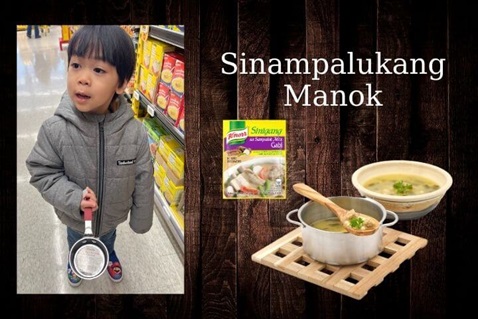 Jaguar Pascual cooks sinampalukang manok