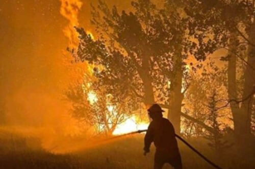 Wildfire response Sept. 2024. Courtesy of the Dakotas Conference