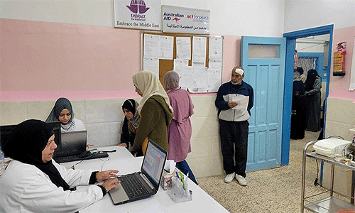 ACT member DSPR responding to the needs of people in Gaza, providing medical and psychosocial support. (Photo: DSPR)