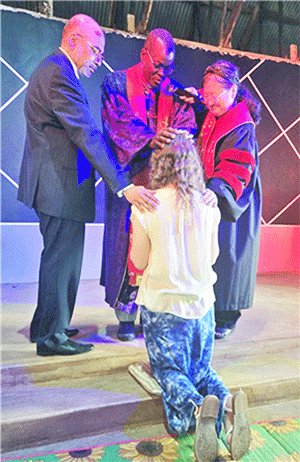 Leah Swineford being commissioned. Courtesy photo.